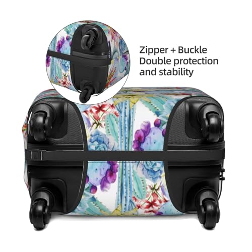 Cactus1 Print Washable Luggage Cover - Fashion Suitcase Protector Fits 18-32 Inch Luggage4