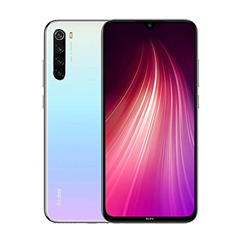 Xiaomi Redmi Note 8 - Smartphone de 6.3' FHD+ (Snapdragon 665 Octa Core, 4 GB RAM, 128 GB ROM, cámara Trasera cuádruple de 48 MP, batería de 4000 mAh) Moonlight White [UK Version]