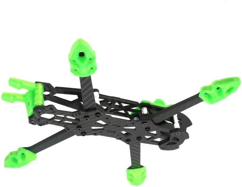 Fit for FPV Racing Drone RC Quadcopter DIY Freestyle with Print Parts 5 Inch 240mm Frame Kit 3K Carbon Fiber 5mm Arm(Frame with Print)