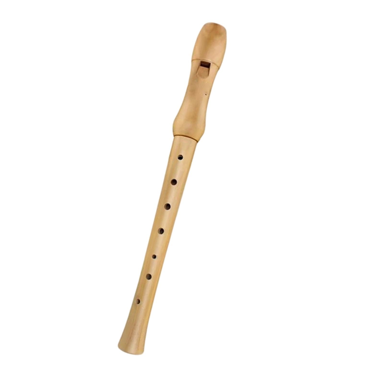 8-Loch-Blockflöte Im Deutschen Stil Ganz Aus Holz Tonart C Ideal Für Traditionelle Musikdarbietungen Holzblockflöte