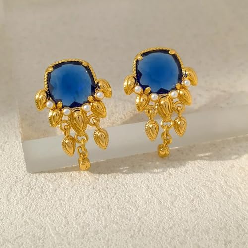 Boucles d'oreilles stud drop mariage légères anti-allergies