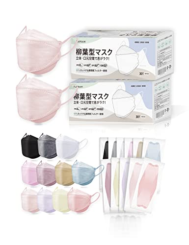 [FunHoom] kf94�}�X�N �s�D�z ���̃}�X�N�J���[ 60�� � ���̃}�X�N ���� �̌��� 4�w ���̍\�� 99%�J�b�g ���t�^ �}�X�N�����\ �g���̂ă}�X�N �ʋC���K �j�����p (�W���s���N, 60��)