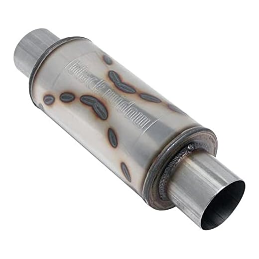 Black Widow Exhaust - Widowmaker 10 + BW Hot Wheels Toy - 3" Inlet/Outlet Muffler #BW0013-3