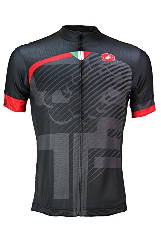 Castelli Veleno Jersey FZ, Maglia Uomo, Black, M