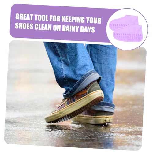 Cubiertas impermeables para calzado BESPORTBLE, 3 pares, protector de calzado para uso al aire libre, unisex, resistente miniatura 5