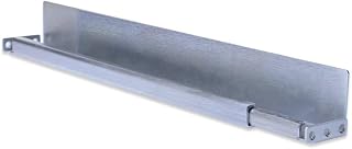 DIGITUS 1HE Gleitschienen - für 19" Netzwerk- & Serverschränke von DIGITUS - Variabele Tiefe von 350 bis 600 mm - L-Profil, 2mm starkes Stahlblech - Traglast 100 kg - Silber