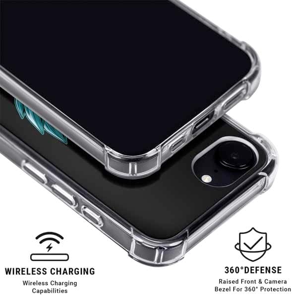 Skinit Clear Phone Case Compatible with iPhone 16e - Officially Licensed Dragon Ball Super Goku Design