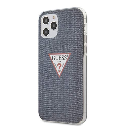 Guess GUHCP12LPCUJULDB Jeans Collection Coque pour iPhone 12 Pro Max 6,7" Bleu Marine
