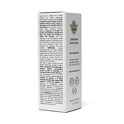 Miniatura 6 de Cosmetica Oncologica Viventie Dermoaim - Aceite Integral Reparación Intensa De Pieles Sensibles Y Alteradas. Natural Y Bio 50ml