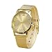 Women Watch,SMTSMT Gold Stainless Steel Mesh Band Wrist Watch-Gold