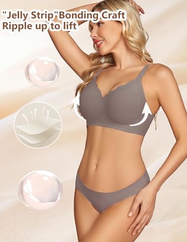 Image of Avidlove Bras for Women No Underwire Seamless Bra Comfortble Bralette Full Coverage Everyday Bras