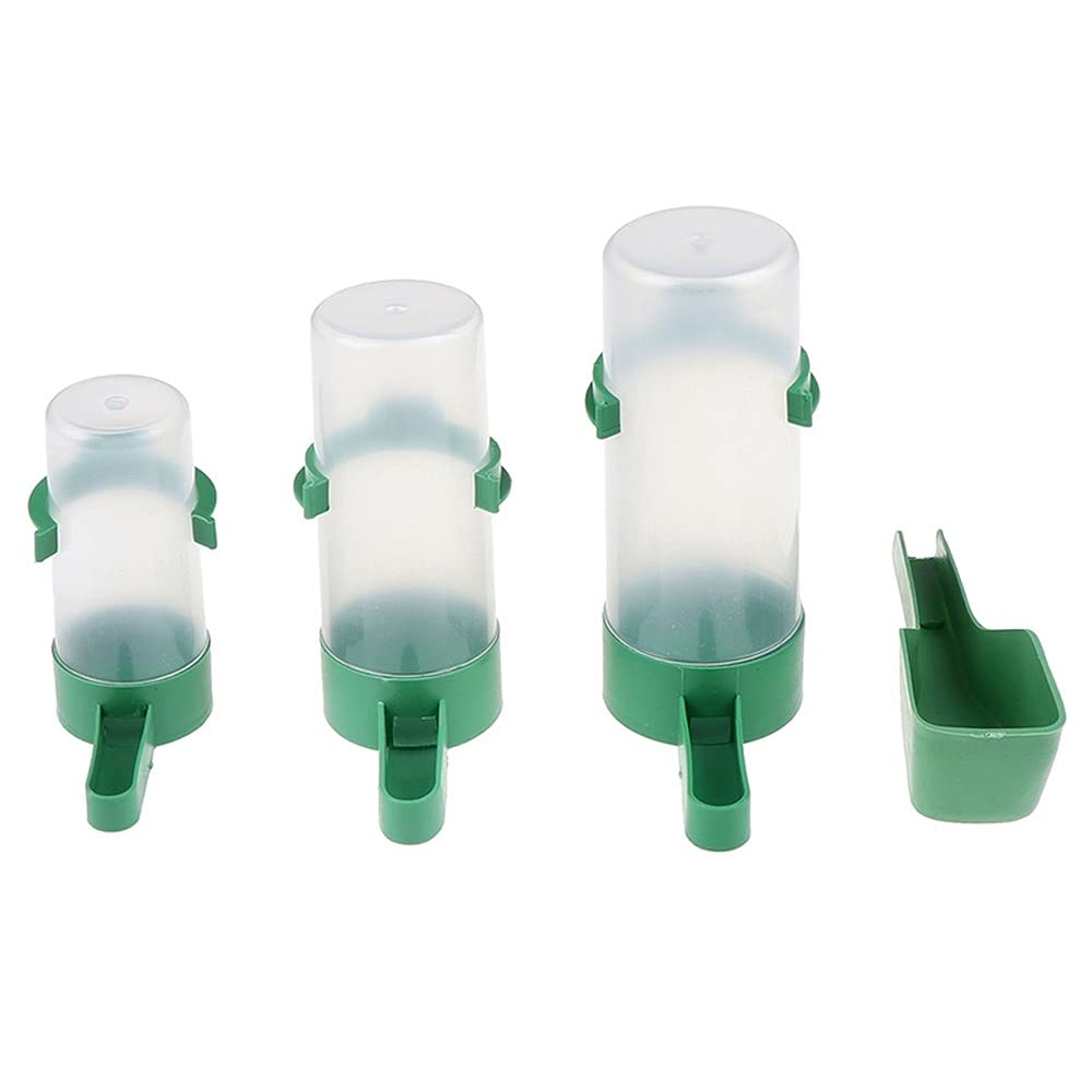 Abbeveratoio ad acqua per uccelli Abbeveratoio con pinza forniture per uccelli di Compagnie per pappagalli di Parruca Perruca calopsitte inseparabile