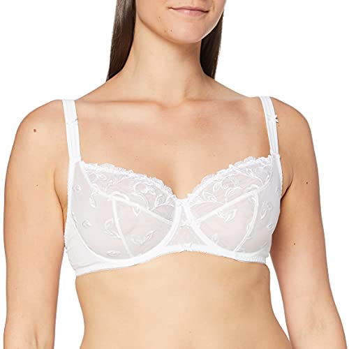 Preisvergleich Produktbild Aubade Damen Au Bal De Flore Balconette BH, WEISS, 80D