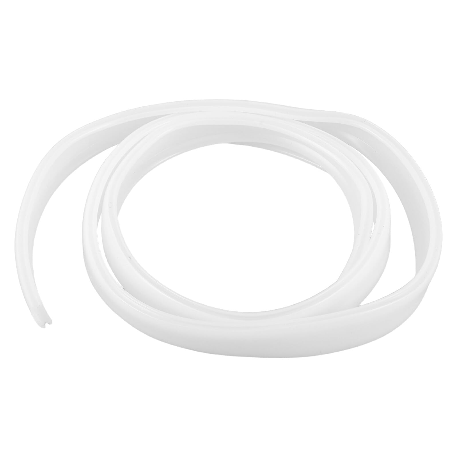 Copertura Diffusore LED in PVC Flessibile, Canale Curvo 1 Pezzo | 39, 3x0, 63 Pollici, per Parete Soffitto Sotto Armadio, Montaggio Rapido, Spazi Abitativi Residenziali