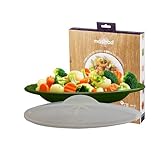 Mastrad - Papillotes Silicone Lot De 2 (360 ml) – Cuisson Vapeur Saine Micro-ondes & Four - Flexibles & Anti-Adhérentes – -40°C à 220°C – Poignées Rigides - Silicone Sans BPA