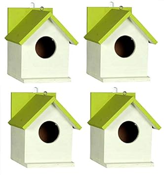 Bird Nest for Sparrow Pack of 4 Bird House