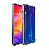 UMaple Xiaomi Redmi Note 7 Case,Hard PC Crystal Clear Ultra Slim Case Dustproof Shock-Absorption Protection Cover for Xiaomi Redmi Note 7/Note 7 Pro 6.3-inch