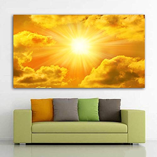 Diamond Painting soleil géant 80x220cm pour déco salon