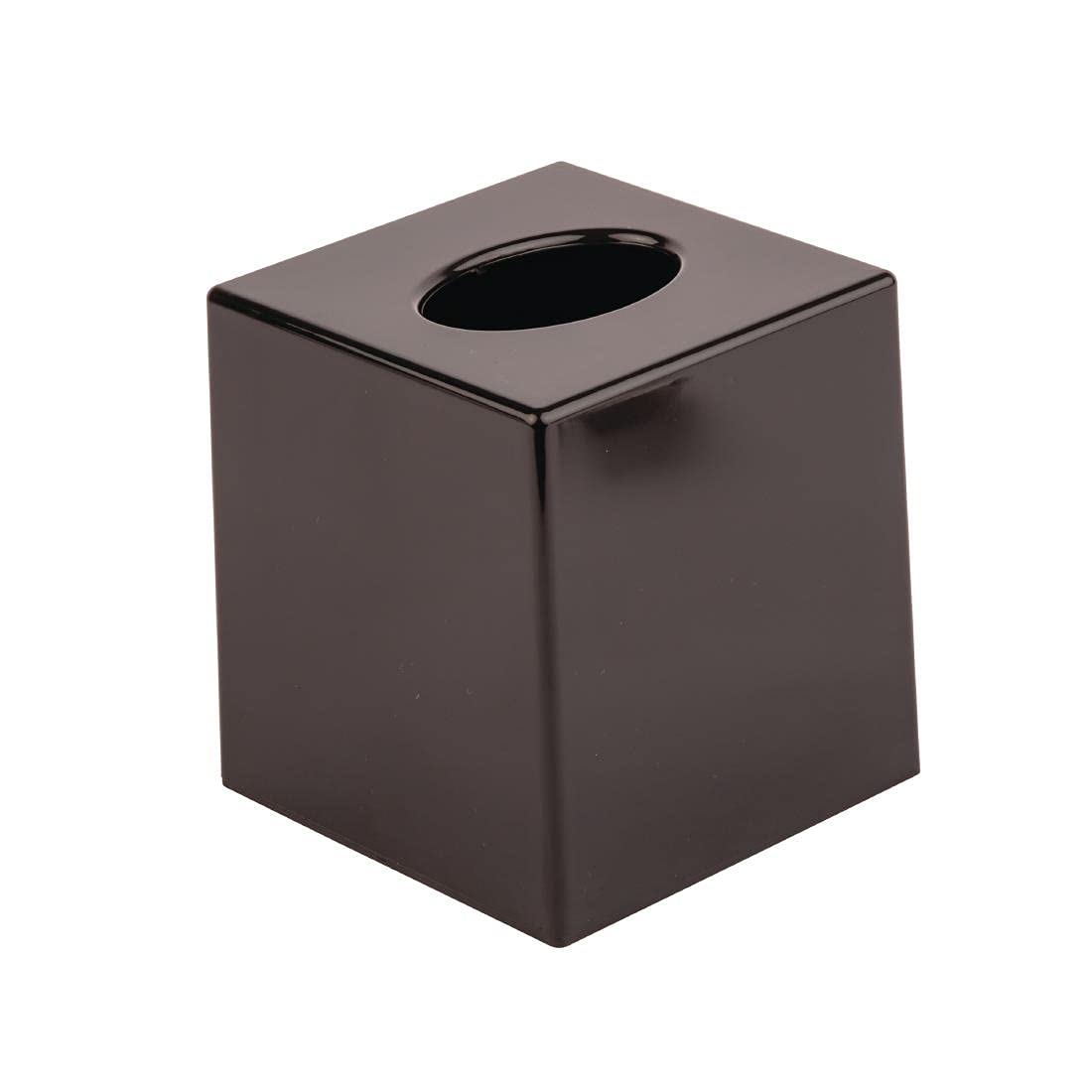 Bolero Black Cube Tissue Holder Plastic Hotels Guesthouses Resorts Clubhouses