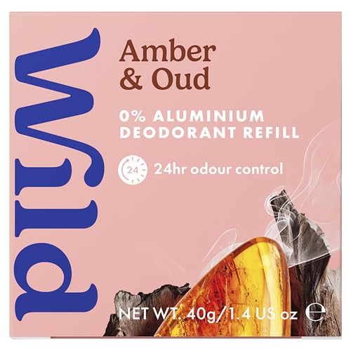 Wild Amber & Oud Natural Deodorant Refill 40g