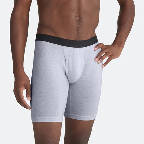 MeUndies – Men’s Long Boxer Briefs with Fly – 9” Inseam with Breathable and Comfortable Tencel Micro Modal Fabric3