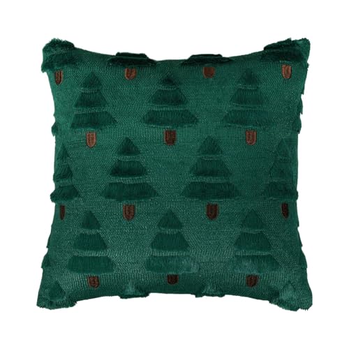 Housse de coussin de Noël lavable pour sublimer un canapé usé