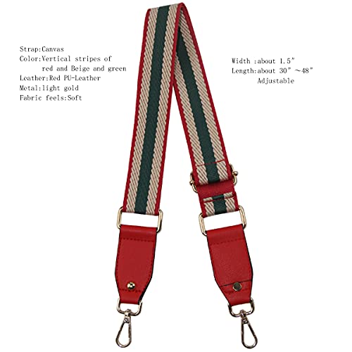 Image of Duwi Wide Handbag&Purse Strap Jacquard Woven Guitar Style Replacement Strap Multicolor Canvas Adjustable Crossbody Bag Strap