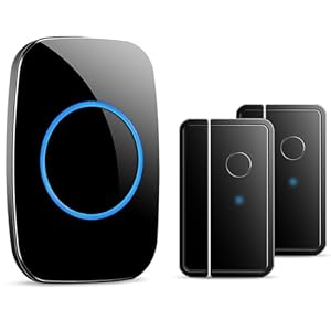 Door Chime, Wireless Door Alarm Sensor Door Entry Open Alert with 1000ft Range, 60 Chimes and 5 Volume Levels for Business/Store/Home/Office