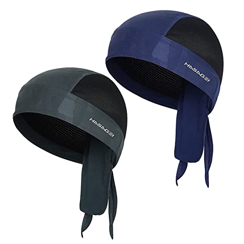 HASAGEI Gorra Deportiva, Bandana para motoristas, pañuelo para la Cabeza, Gorro de Verano, Gorro para Bicicleta, elástico, Transpirable, Absorbe el Sudor, de Secado rápido