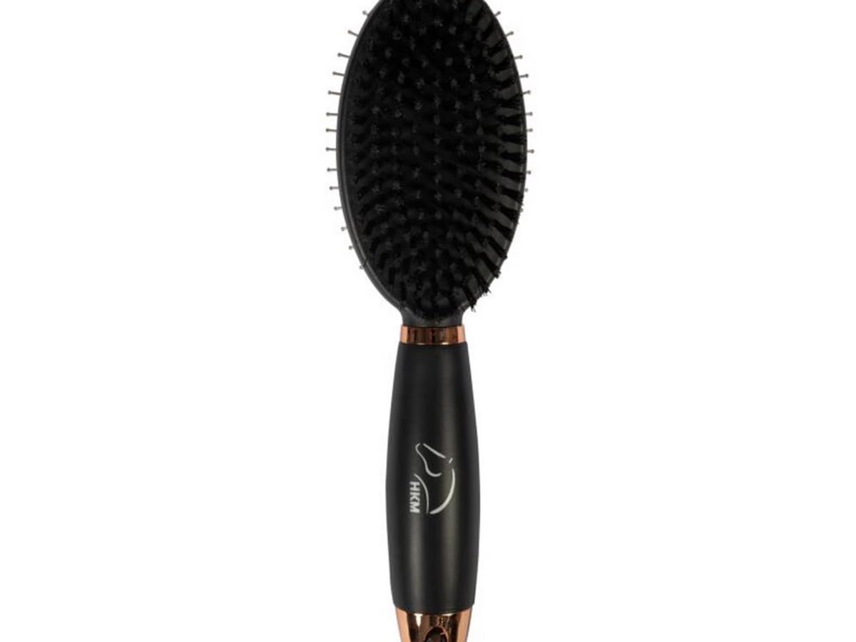 Brosse crinière et queue double face avec manche gel ergonomique - 4