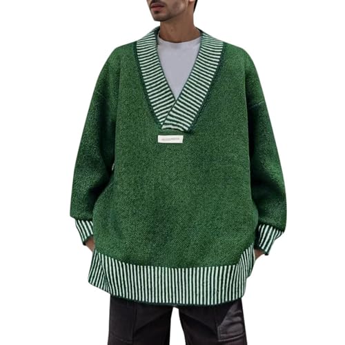 Knitted Pullover Sweaters for Men and Women with Minimalist Autumn and Winter Design. Sensory Knitted Pullover