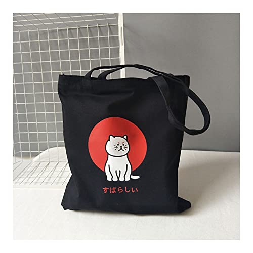 DWQ Bolso de Mano Linda Bolsa de Lona for Mujer for Mujeres, Bolsas de Hombro de Asas de Animales con Cremallera, Bolso de Compras Grandes Moda de Chicas 2021 diseño Totes Cover