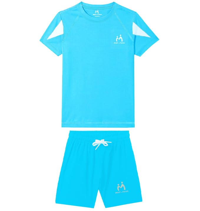 Image of MIST N FOGG Boys and Girls Sports T-Shirts and Short Set