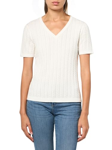 Image of Nautica Women's Solid V-Neck Short Sleeve T-Shirt Shirt