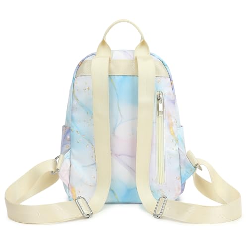 Image of Marble Mini Backpack Women Girls, Small Backpack Purse for Adults Teens Kids School Travel