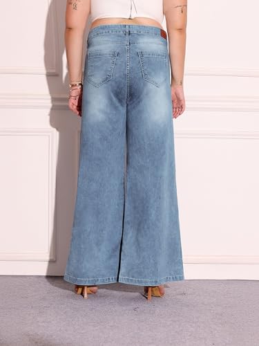 Image of Miss Chase A+ Women's Bootcut High Rise Regular Length Stretchable Denim Jeans