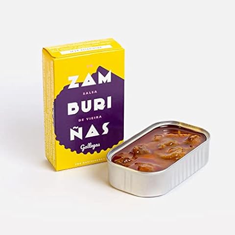 La Narval. Galician Scallops in Vieira Sauce. 110g (3.88oz) Cover