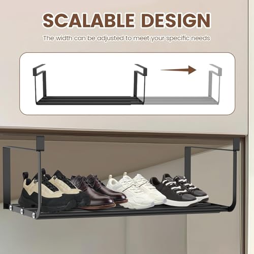 Support réglable de rangement pour étagère à chaussures suspendue