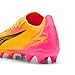 Puma Women's Ultra Match Firm, Artificial Ground Soccer Cleats, Sun Stream-Puma Black-Sunset Glow, 9
