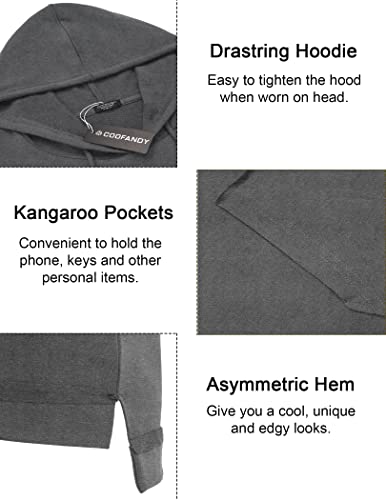 Coofandy Mens Short Sleeve Hoodie Athletic Fashion Casual Sweatshirts Lightweight Relaxed Fit Streetwear Hooded Shirts Xx-Large #TOP4