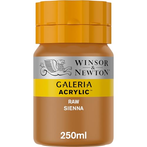 Image of Winsor & Newton Galeria Acrylic Color Tube, 250ml, Raw Sienna