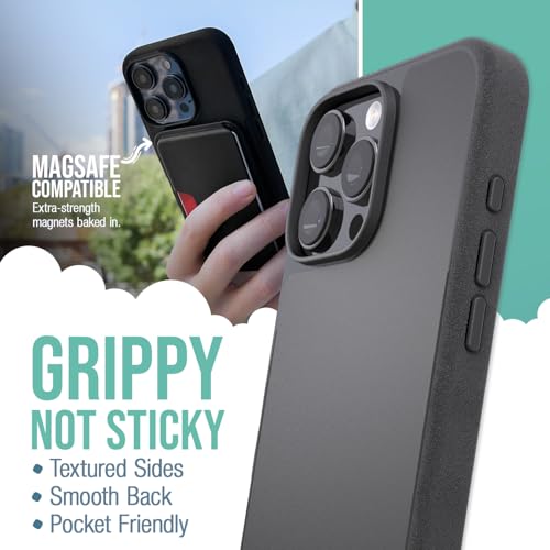 Smartish - Metropolis - iPhone 16 Pro Max Slim Case - Gripmunk [Lightweight + Protective] Thin Cover - Fits iPhone 16 Pro Max by Smartish - Image 2