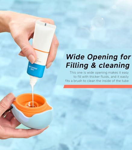 Image of Sunscreen Applicator for Kids & Adults Roll-On Sunscreen Applicator - Refillable Lotion Applier, Portable Perfect Size for Travel Outdoors
