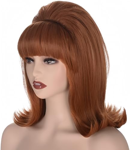 Coraline Womens Flip Wig 70s 60s Retro Beehive Style Bouffant Vintage...