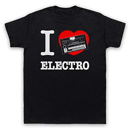 T-shirt 808 Drum Machine noir idéal pour les soirées electro funk