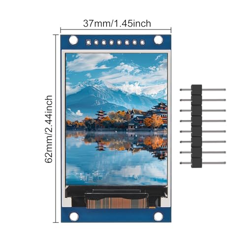 Image of AITRIP 1PCS 2.0inch SPI LCD Module, 240x320 IPS TFT Display, ST7789V RGB Color LCD Module with 3.3V /5V for Raspberry Pi, Arduino, STM32 and ESP32 DIY Electronics Projects