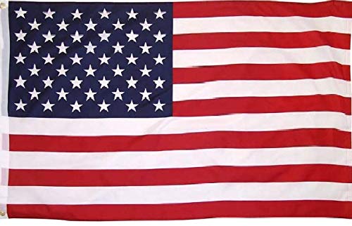 American Flag 4x6 Inch with Weighted Base and Flag Lapel Pin Bundle