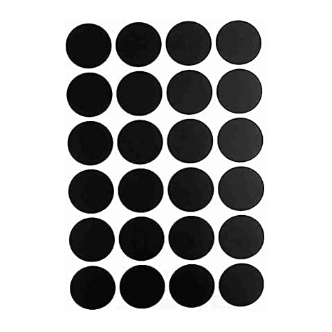 Kaikso-In Chalkboard Labels, 120pcs Round Removable Reusable Erasable Blackboard Stickers Kitchen Spice Jars Glass Bottle Organize Marker Office Storage Labels, 3cm Cover
