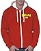 Coole-Fun-T-Shirts Spanien Sweatshirtjacke Varsity Jacke rot-Weiss, Gr.L