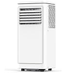 8000 BTU Portable Air Conditioners for Room up to 350 Sq. Ft, 3-in-1 Mini AC Unit for Bedroom with Dehumidifier & Fan Mode, Remote Control, Sleep Mode, 24H Timer